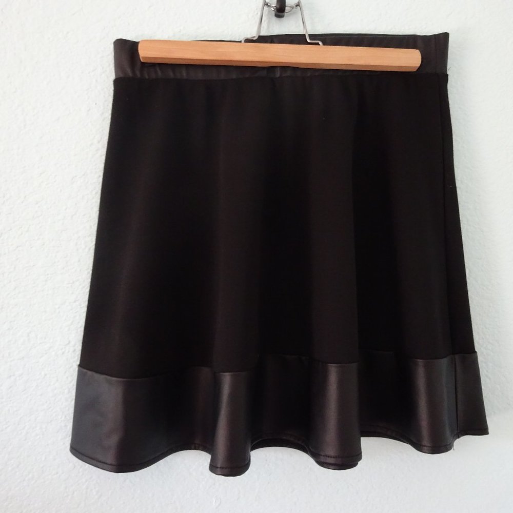 Black Leather skirt